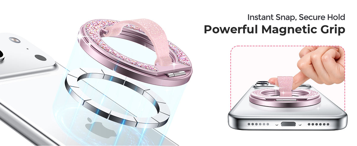 Gripmate Ring — instant snap, powerful magnetic grip