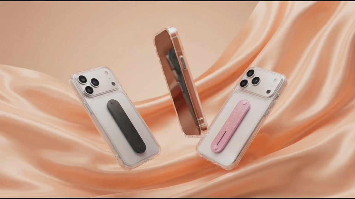 Gripmate Slim adhesive strap grip and kickstand product video